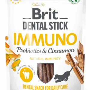 Brit Dental Stick Immuno Probiotics&Cinnamon skanėstas šunims, 251 g