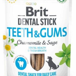 Brit Dental Stick Teeth&Gums Chamomile&Sage skanėstas šunims, 251 g