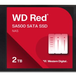 SSD|SANDISK|Red SA500|POWERED BY SANDISK|2000 GB|Serial ATA|Write speed 520 MB/s|Read speed 560 MB/s|2.5"|1300xTBW rating|WDS200T2R0A