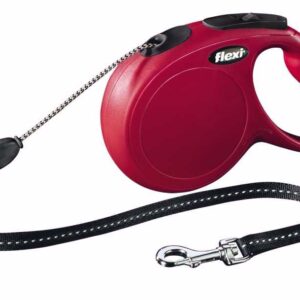Flexi New Classic Ladas S 5m raudonas, 1 vnt.