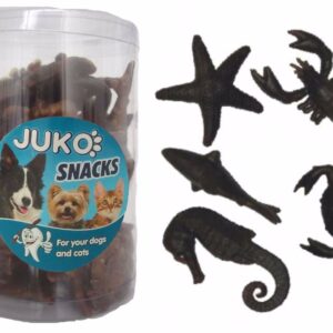 Skanėstai šunims JUKO Snacks Fish seafood su žuvimi, 30 vnt., 1 vnt.