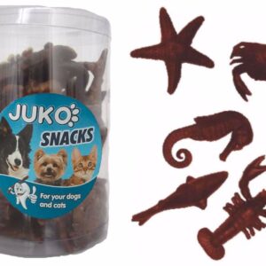 Krabai vaisiai jūros gėrybės JUKO Užkandžiai (30 vnt.), 1 vnt.