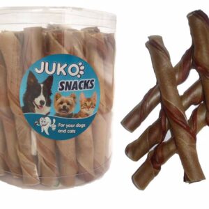 JUKO Skanėstai šunims sukti vištienos skonio vamzdeliai, 35 vnt., 1 vnt.