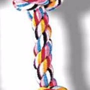 Virvė iš iš iš medvilnės 2 mazgai 30,5 cm, 1 vnt. - Image 1