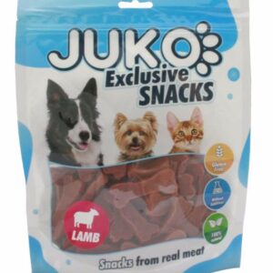 JUKO skanėstas minkšta ėriena (mini kauliukai) 250 g, 1 vnt.