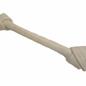 Mazgas iš buivolo odos baltas JUKO Užkandžiai 18 cm (10 vnt.), 1 vnt.