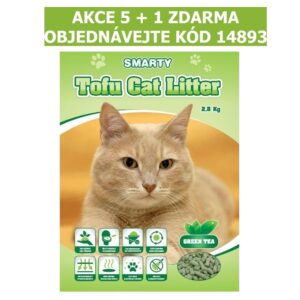 Smarty Tofu Cat Litter Green Tea kraikas 6 l, 1 vnt.