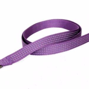 Pavadėlis dirželis atspindintis violetinė 2,5 x 120 cm, 1 vnt.