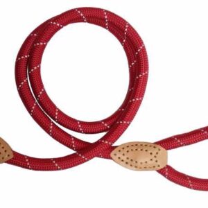 Pavadėlis virvė su odiniu atspindinčiu 120 cm, 1 vnt.