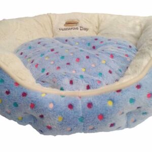 Guolis su taškeliais Ypač minkšta mėlyna S 45x40x14 cm, 1 vnt.