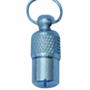 Pakabukas ID Tag chromo spalvos, 1 vnt.