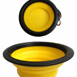 Sulankstomas silikoninis dubuo L su karabine, 1 vnt.