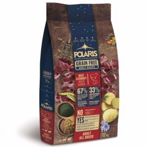 Sausas maistas šunims Polaris Dog Adult All Beef & Turkey GF su jautiena ir kalakutiena, 12 kg, 1 vnt.