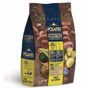 Sausas maistas šunims Polaris Dog Adult All Duck & Turkey GF su antiena ir kalakutiena, 2.5 kg, 1 vnt.