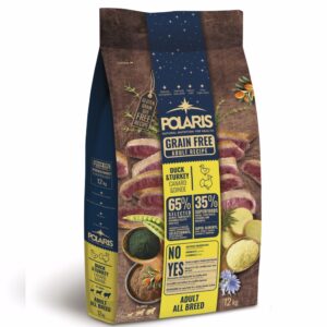 Sausas maistas šunims Polaris Dog Adult All Duck & Turkey GF su antiena ir kalakutiena, 12 kg, 1 vnt.