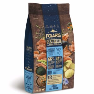 Sausas maistas šunims Polaris Dog Adult All Salmon & Turkey GF su lašiša ir kalakutiena, 12 kg, 1 vnt.
