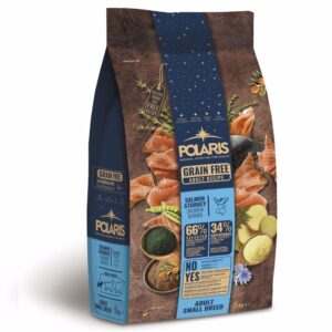 Sausas maistas šunims Polaris Dog Adult Small Salmon & Turkey GF su lašiša ir kalakutiena, 5 kg, 1 vnt.