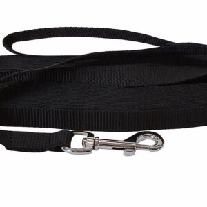 Bėgimo pavadėlis juodas plotis 20 mm ilgis 10 m, 1 vnt.