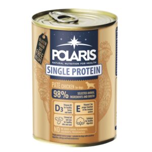Šunų konservai Polaris Single Protein Paté su vištiena, 400 g., 6 vnt.