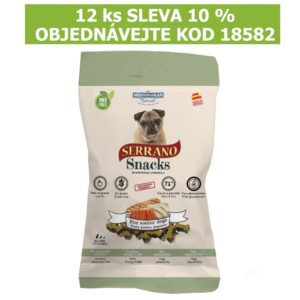 Serrano Snack Senior skanėstai vyresnio amžiaus šunims 100 g, 1 vnt.