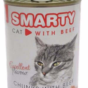 SMARTY Cat Jautienos gabalėliai konservas 410 g, 1 vnt.