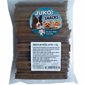 Dantų kryžminis kepenys JUKO Užkandžiai 1 kg (apie  42 - 51 vnt.), 1 vnt.