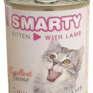 SMARTY Cat jauniems kačiukams Avinėlio gabalėliai konservas 410 g, 1 vnt.