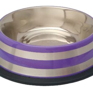 Dubenėlis iš nerūdijančio plieno stabili violetinė 0,25 l, 1 vnt.