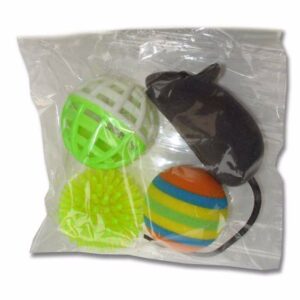 Žaislų rinkinys katėms, 4 vnt., 1 vnt.