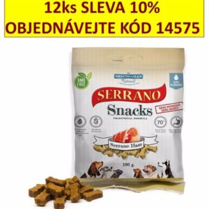 Serrano užkandis šuo serrano kumpis 100 g, 1 vnt.