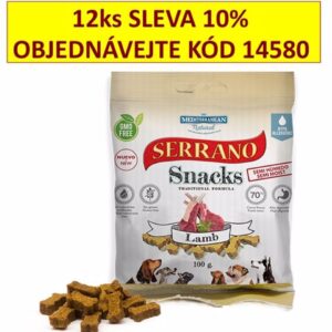 Serrano užkandis šuo ėriukas 100 g, 1 vnt.