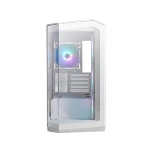 Kompiuterio korpusas|MSI|MidiTower|Kompiuterio korpusas product features Transparent panel|Not included|MicroATX|Colour White|MAGPANOM100RPZWHITE