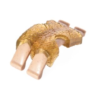 TPR mėsos šonkauliukų žaislas su mėsos skoniu, 1 vnt.