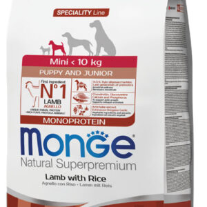 Monge Dry Dog Spec. Line - Mini Puppy Lamb  &  rice 0,8kg, 1 vnt.