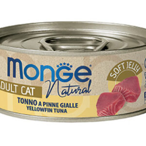 Monge Jelly - Wet Cat Yellowfin tuna in jelly 80g, 1 vnt.