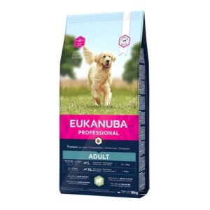 Eukanuba Adult L/XL Breed Lamb  &  Rice PFB 18kg, 1 vnt.