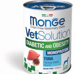 Monge VetSolution Dog Wet Diabetic/Obesity 400g, 1 vnt.