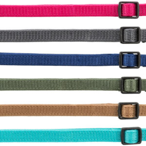 Trixie Junior Antkaklių kompl., M–L 22–35 cm/10 mm, 6 vnt. fuksija, grafito, ind (pak.4), 1 vnt.