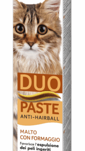 GIMCAT ANTI-HAIRBALL DUO PASTE MALT+CHEESE 50g, 1 vnt.