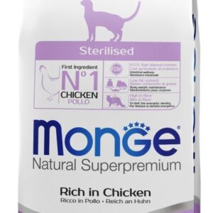 Monge Dry Cat Adult Sterilized 10kg, 1 vnt.