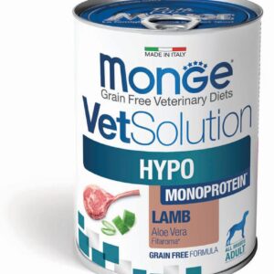 Monge VetSolution Dog Wet HYPO MONO Lamb 400g, 1 vnt.