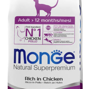 Monge Dry Cat Adult 10kg, 1 vnt.