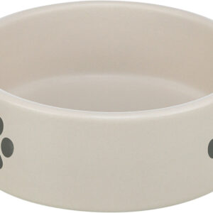 Trixie Keramikinis dubenėlis su letenomis, keramika, 0.8 l/16 cm, šv. pilkas/pilkas, 1 vnt.