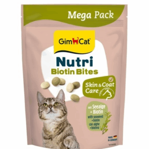 GIMCAT NUTRI BIOTIN BITES SEEALGE (su biotinu ir dumbliais) 425 G, 1 vnt.