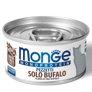 Monge MONOPROTEIN - Cat Flakes Only BUFFALO 80 g, 1 vnt.