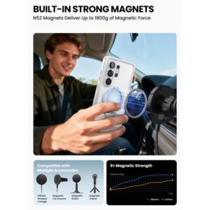 SupCase Cosmo Mag MagSafe Samsung Galaxy S26 Ultra Frost skaidrus - Image 6