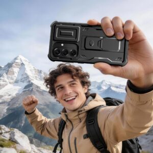 Tech-Protect Kevlar Cam+ 2-Set Samsung Galaxy S26 juodos spalvos - Image 7