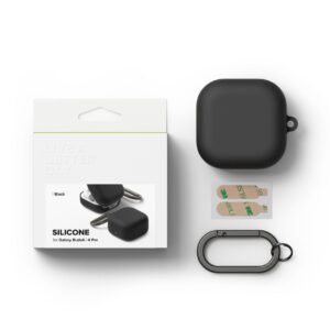 Ringke Silicone Samsung Galaxy Buds 4 / 4 Pro juodos spalvos - Image 6