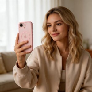 Tech-Protect BASICMAG MagSafe Apple iPhone 16E / 17E MATINIS ŠVELNIAI ROŽINIS - Image 6