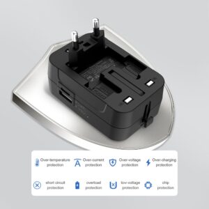 Tech-Protect TA300 KELIONINIS ADAPTERIS EU / UK / US / AU juodos spalvos - Image 6